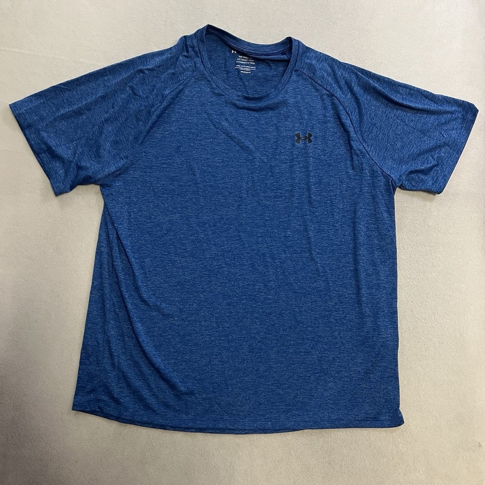 Under Armour The Tech Tee Men's 2XL Heather Short Sleeve Loose Fit Workout Shirt